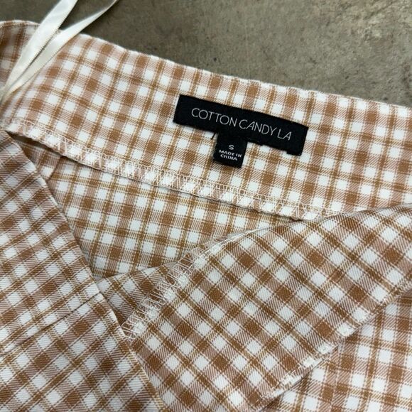 Pacsun plaid side slit mini skirt - Picture 2 of 3